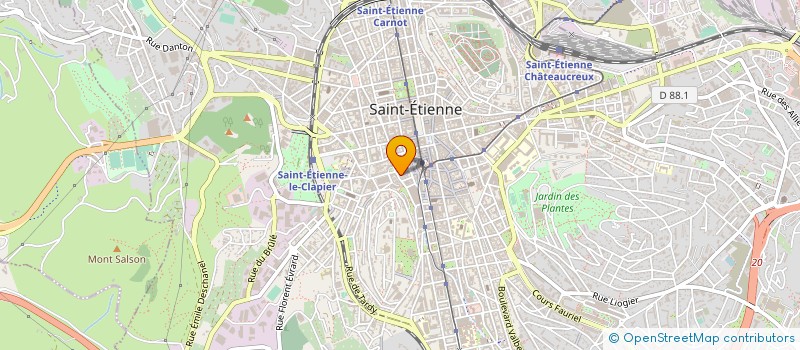 localisation de l'entreprise MONSIEUR LAHCEN LAMGHAIMIMA à SAINT-ETIENNE