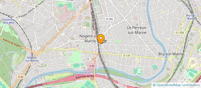 localisation de l'entreprise MONSIEUR LAHCEN MASSA à LE PERREUX-SUR-MARNE