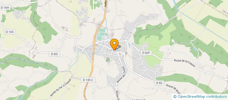 localisation de l'entreprise MONSIEUR LAHCEN MEKHLOUK  CORBELIN