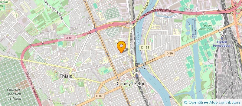 localisation de l'entreprise MONSIEUR LAHCEN MOKRANE  CHOISY-LE-ROI