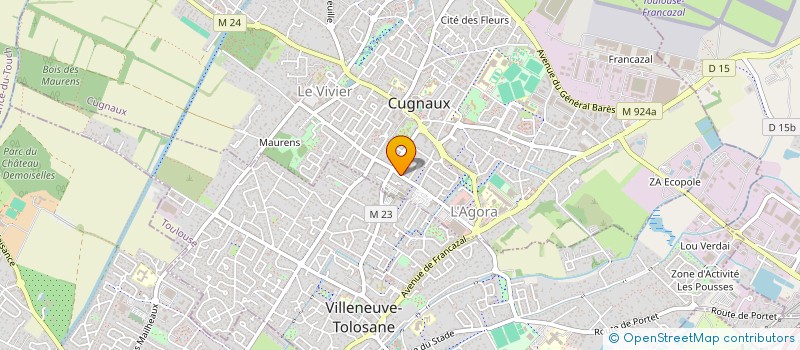localisation de l'entreprise MONSIEUR LAHCEN OUKHALFEN à CUGNAUX