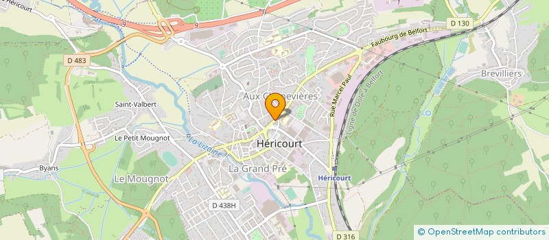 localisation de l'entreprise MONSIEUR LAHCEN QAJJY  HERICOURT