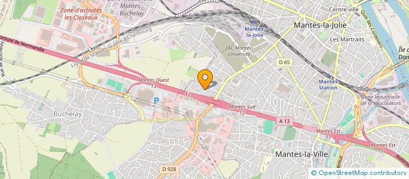 localisation de l'entreprise MONSIEUR LAHCEN RANNA  MANTES-LA-VILLE