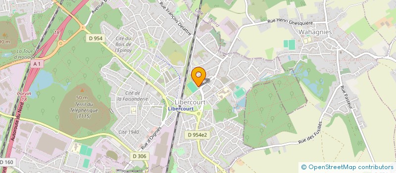 localisation de l'entreprise MONSIEUR LAHCEN SABER  LIBERCOURT