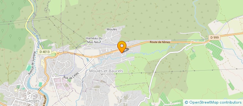 localisation de l'entreprise MONSIEUR LAHCEN SEBBANI  GANGES