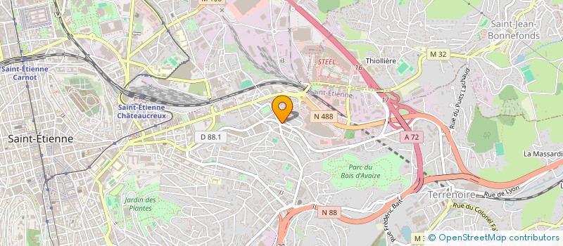 localisation de l'entreprise MONSIEUR LAHCEN YATIMI à SAINT-ETIENNE