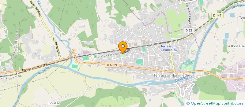 localisation de l'entreprise MONSIEUR LAHCEN ZAIN  TERRASSON-LAVILLEDIEU