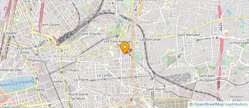 localisation de l'entreprise MONSIEUR LAHCENE BENHAMIDA à MARSEILLE