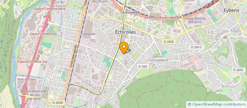 localisation de l'entreprise MONSIEUR LAHCENE DOUKALI  ECHIROLLES