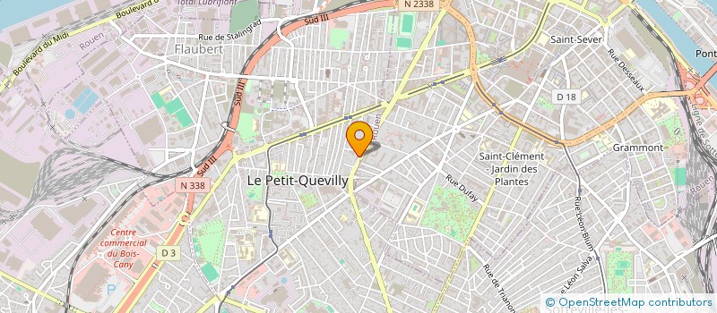 localisation de l'entreprise MONSIEUR LAHCENE HADJ ALI  LE PETIT-QUEVILLY