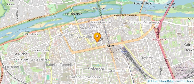 localisation de l'entreprise MONSIEUR LAHCENE HAMMOU MAMMAR  TOURS