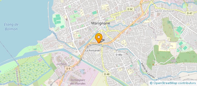 localisation de l'entreprise MONSIEUR LAHCENE HOUARI  MARIGNANE