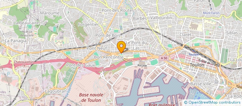 localisation de l'entreprise MONSIEUR LAHCENE LAIDOUNI  TOULON