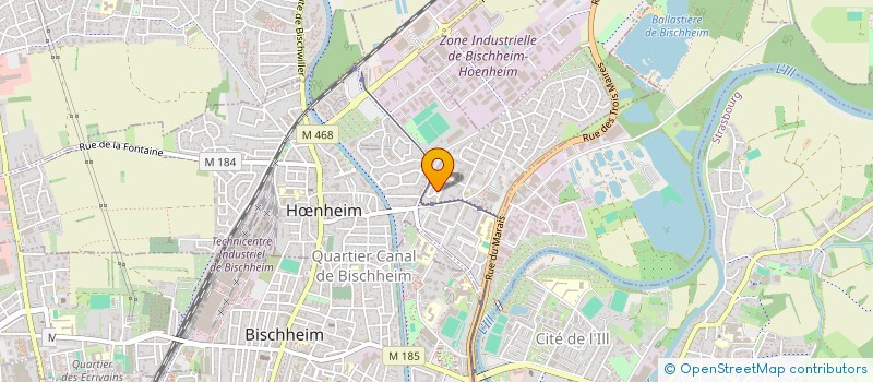 localisation de l'entreprise MONSIEUR LAHCENE NABI  HNHEIM