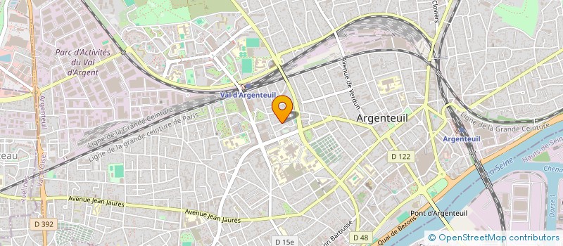 localisation de l'entreprise MONSIEUR LAHCENE SAHRAOUI  ARGENTEUIL