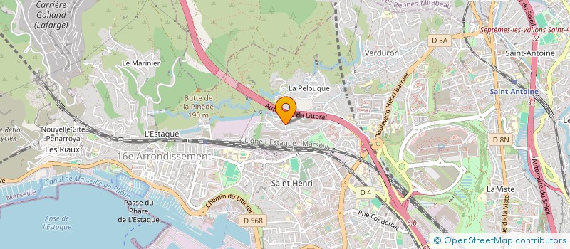 localisation de l'entreprise MONSIEUR LAHCENE SOUYAH  MARSEILLE