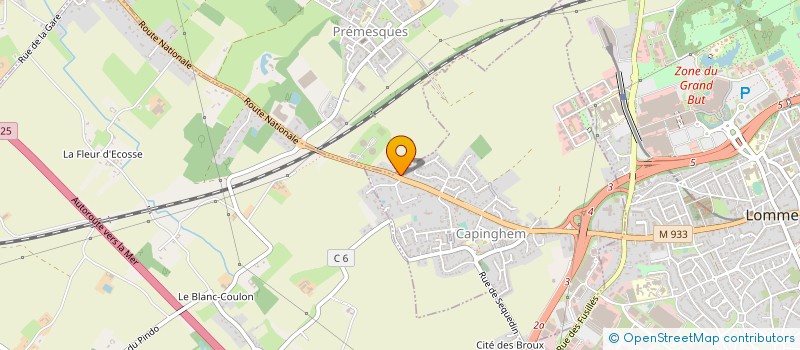 localisation de l'entreprise MONSIEUR LAHCINE BENHAMED à LILLE