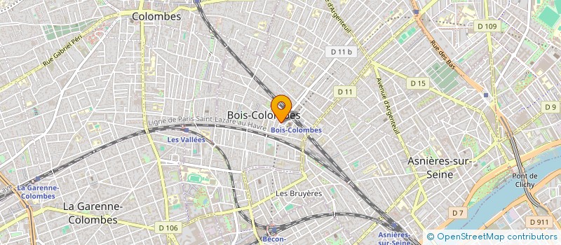 localisation de l'entreprise MONSIEUR LAHDAR CHERGUI à BOIS-COLOMBES