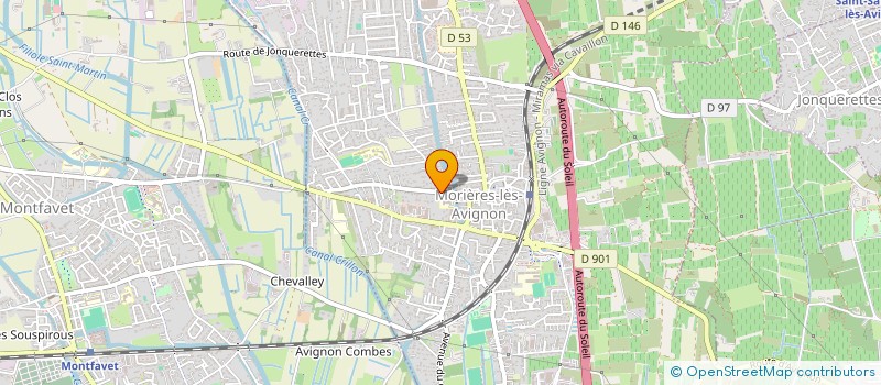 localisation de l'entreprise MONSIEUR LAHIM LAMI  MORIERES-LES-AVIGNON