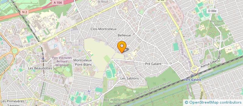 localisation de l'entreprise MONSIEUR LAHLAH MALECK LAHLAH  VILLEPINTE