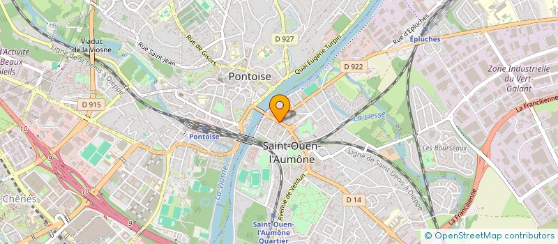 localisation de l'entreprise MONSIEUR LAHLAL TOUABI  SAINT-OUEN-L'AUMONE