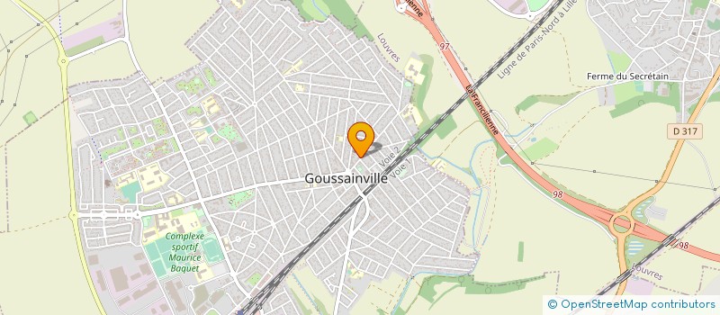 localisation de l'entreprise MONSIEUR LAHLOU AISSAOUI  GOUSSAINVILLE