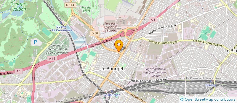 localisation de l'entreprise MONSIEUR LAHLOU MEZHOUD  PANTIN