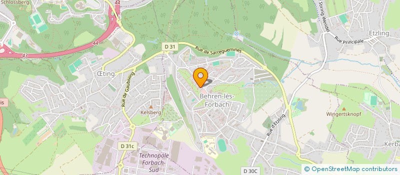 localisation de l'entreprise MONSIEUR LAHMRI NOUIOUA  BEHREN-LES-FORBACH