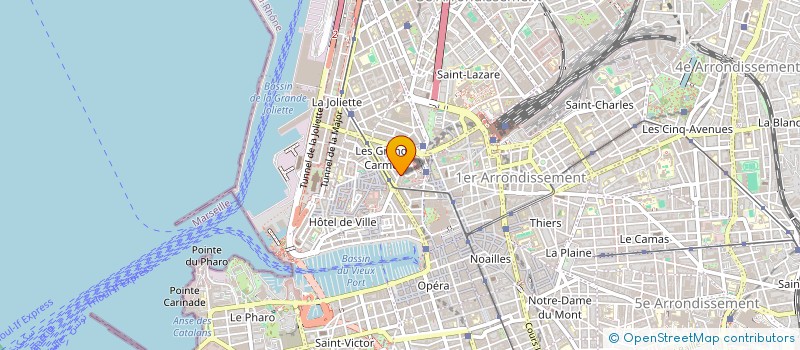 localisation de l'entreprise MONSIEUR LAHOUARI ADDI à MARSEILLE