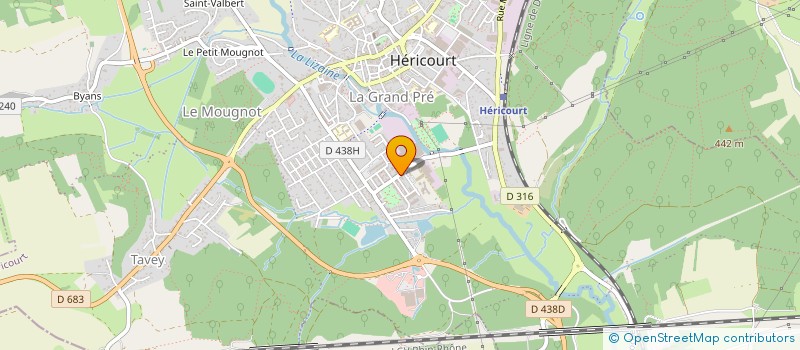 localisation de l'entreprise MONSIEUR LAHOUARI AGGOUN à HERICOURT