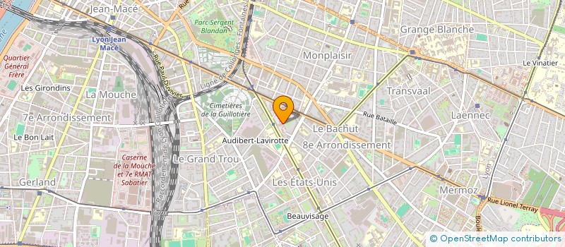 localisation de l'entreprise MONSIEUR LAHOUARI AYADI  LYON