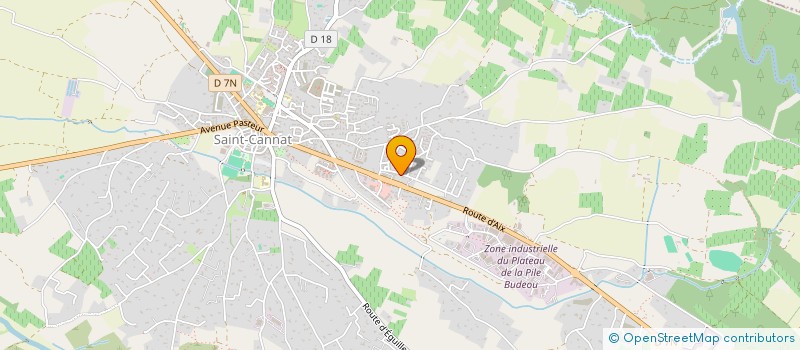 localisation de l'entreprise MONSIEUR LAHOUARI BELARBI  SAINT-CANNAT