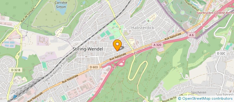 localisation de l'entreprise MONSIEUR LAHOUARI BELHACENE  STIRING-WENDEL