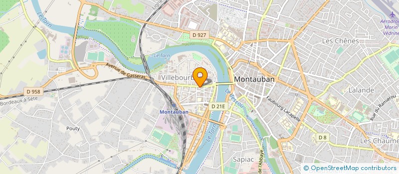 localisation de l'entreprise MONSIEUR LAHOUARI BENABDALLAH  MONTAUBAN