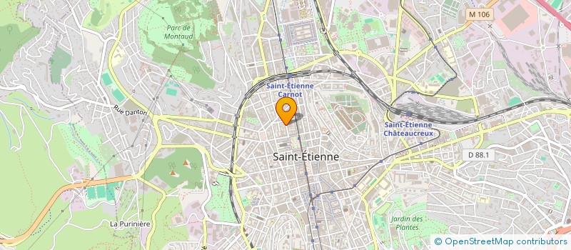 localisation de l'entreprise MONSIEUR LAHOUARI BENAIDA  SAINT-ETIENNE