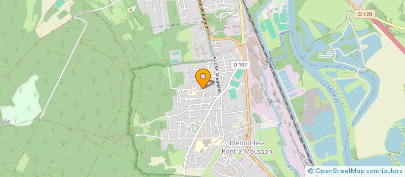 localisation de l'entreprise MONSIEUR LAHOUARI BENYAHIA  BLENOD-LES-PONT-A-MOUSSON