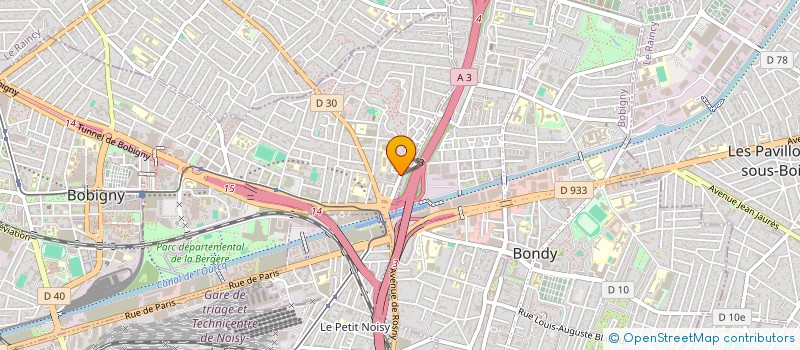 localisation de l'entreprise MONSIEUR LAHOUARI BOUDINAR  BOBIGNY