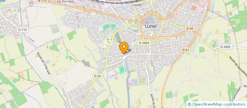 localisation de l'entreprise MONSIEUR LAHOUARI EL ABIDI  LUNEL