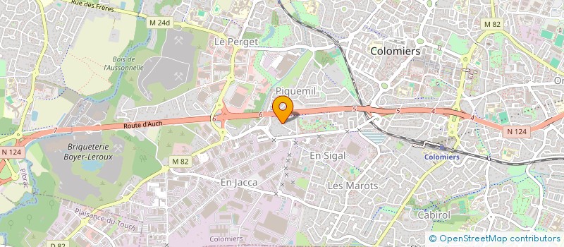 localisation de l'entreprise MONSIEUR LAHOUARI FEKIR à COLOMIERS
