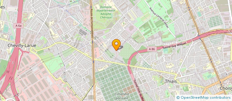 localisation de l'entreprise MONSIEUR LAHOUARI FETTAH  THIAIS