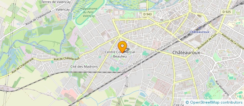 localisation de l'entreprise MONSIEUR LAHOUARI FETTANI à CHATEAUROUX