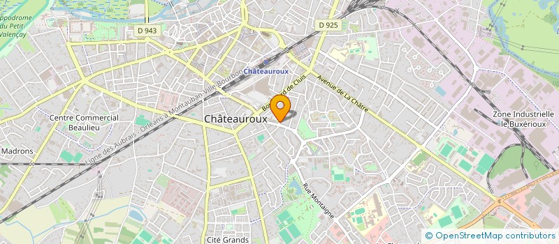 localisation de l'entreprise MONSIEUR LAHOUARI HARRATH à CHATEAUROUX