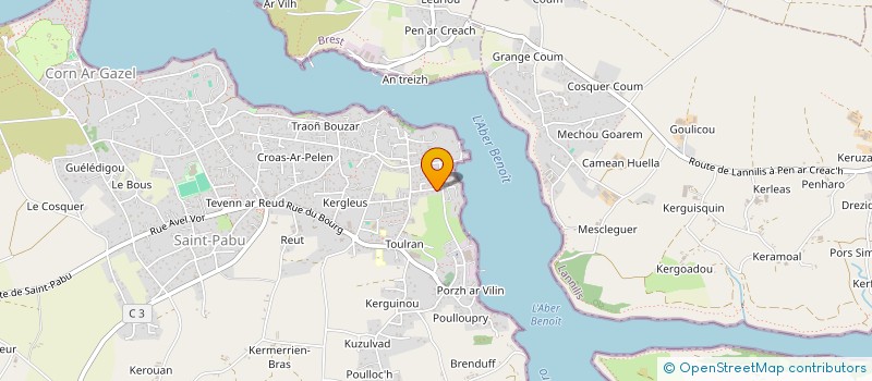 localisation de l'entreprise MONSIEUR LAHOUARI KADARI  SAINT-PABU