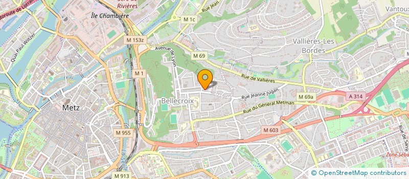 localisation de l'entreprise MONSIEUR LAHOUARI LEGGAT  METZ