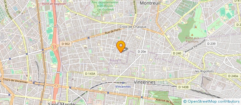 localisation de l'entreprise MONSIEUR LAHOUARI TAHIRI à MONTREUIL