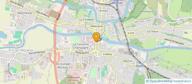 localisation de l'entreprise MONSIEUR LAHOUCINE ADERDOUR à CHARLEVILLE MEZIERES
