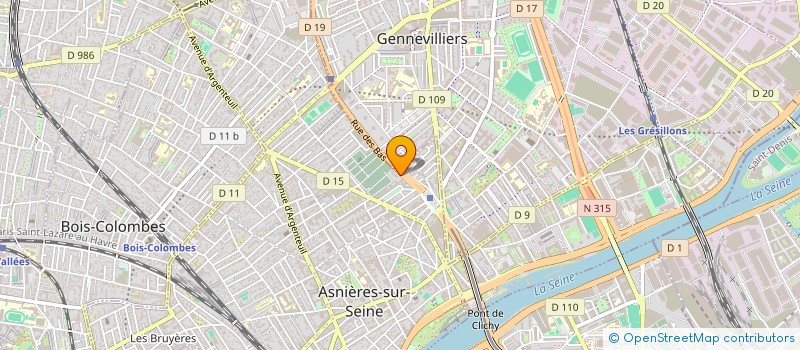 localisation de l'entreprise MONSIEUR LAHOUCINE AHLFOUNE à ASNIERES-SUR-SEINE