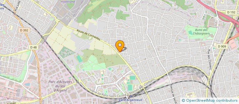 localisation de l'entreprise MONSIEUR LAHOUCINE ALLOUACHE  ARGENTEUIL