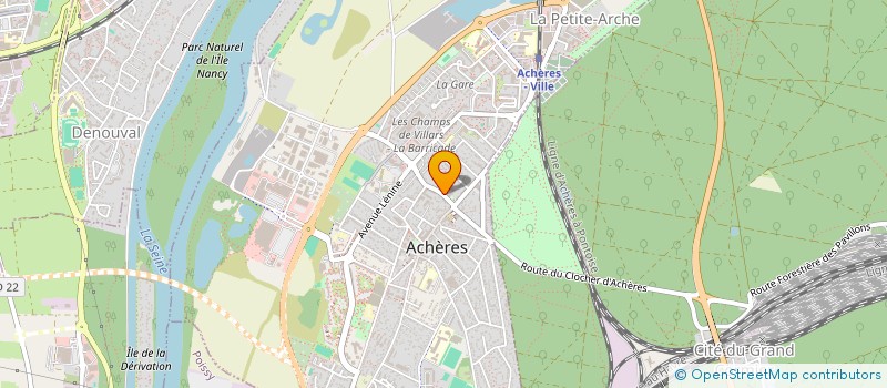 localisation de l'entreprise MONSIEUR LAHOUCINE AMATAL à ACHERES