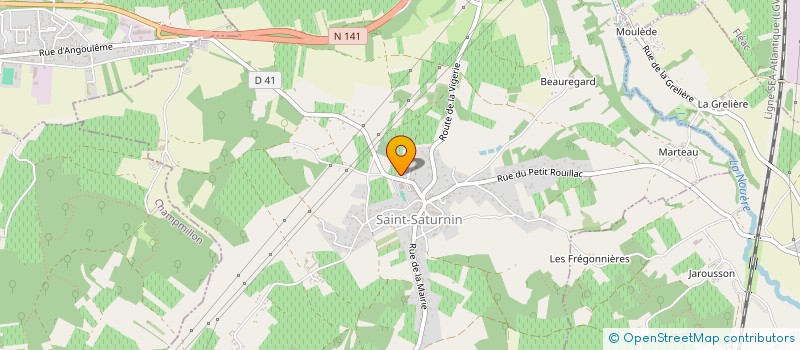 localisation de l'entreprise MONSIEUR LAHOUCINE BASSAR  SAINT-SATURNIN